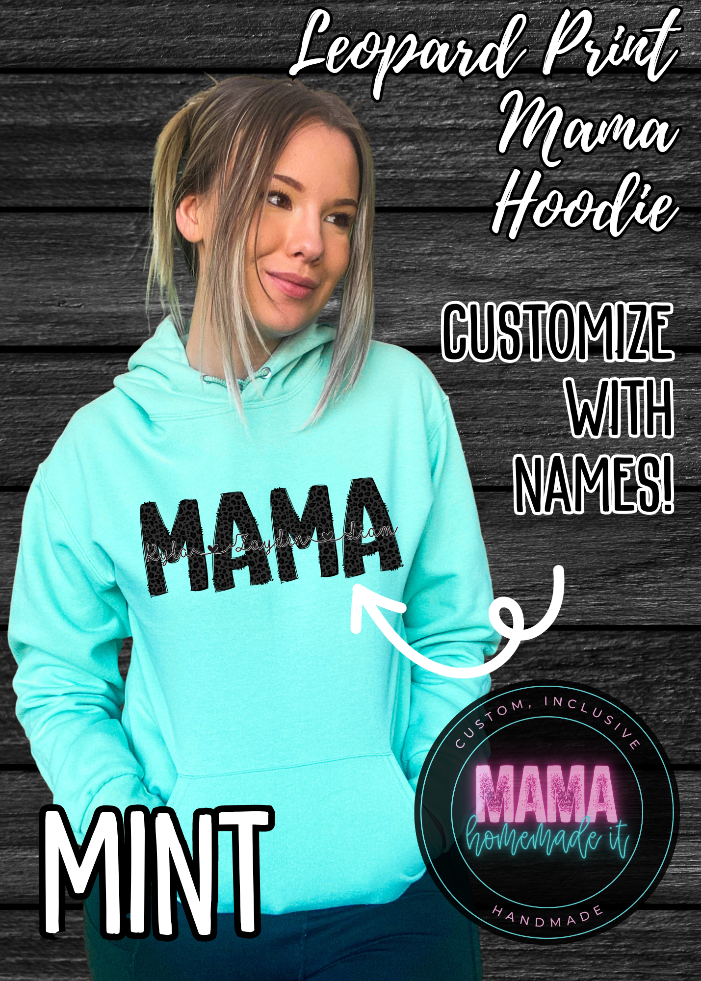 Leopard Mama Hoodie