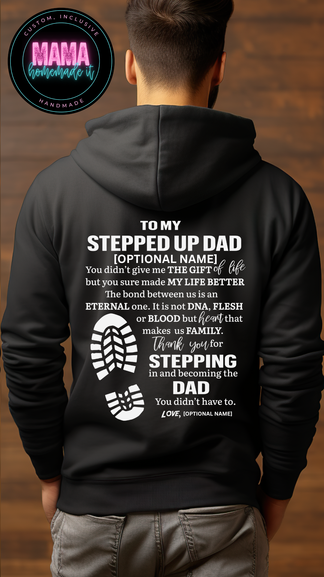 To My Stepdad Hoodie