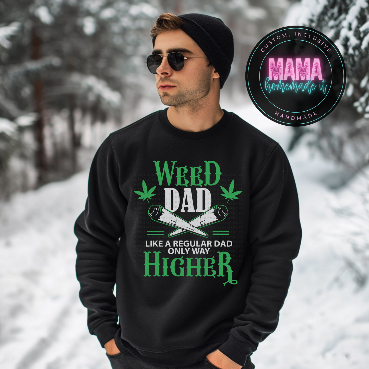 Weed Dad Pullover