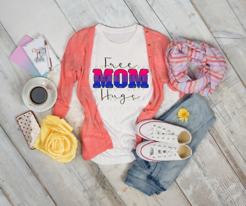 Free Mom Hugs Tee