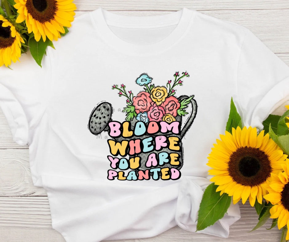 Bloom Where You Are Planted Tee