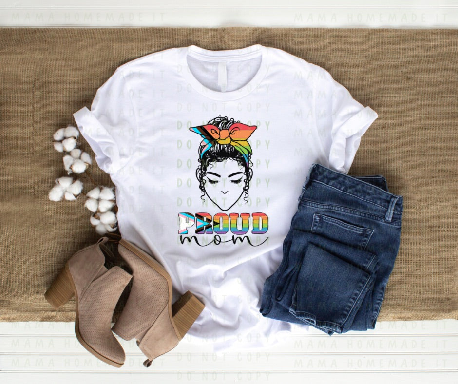 Proud Pride Mom Tee