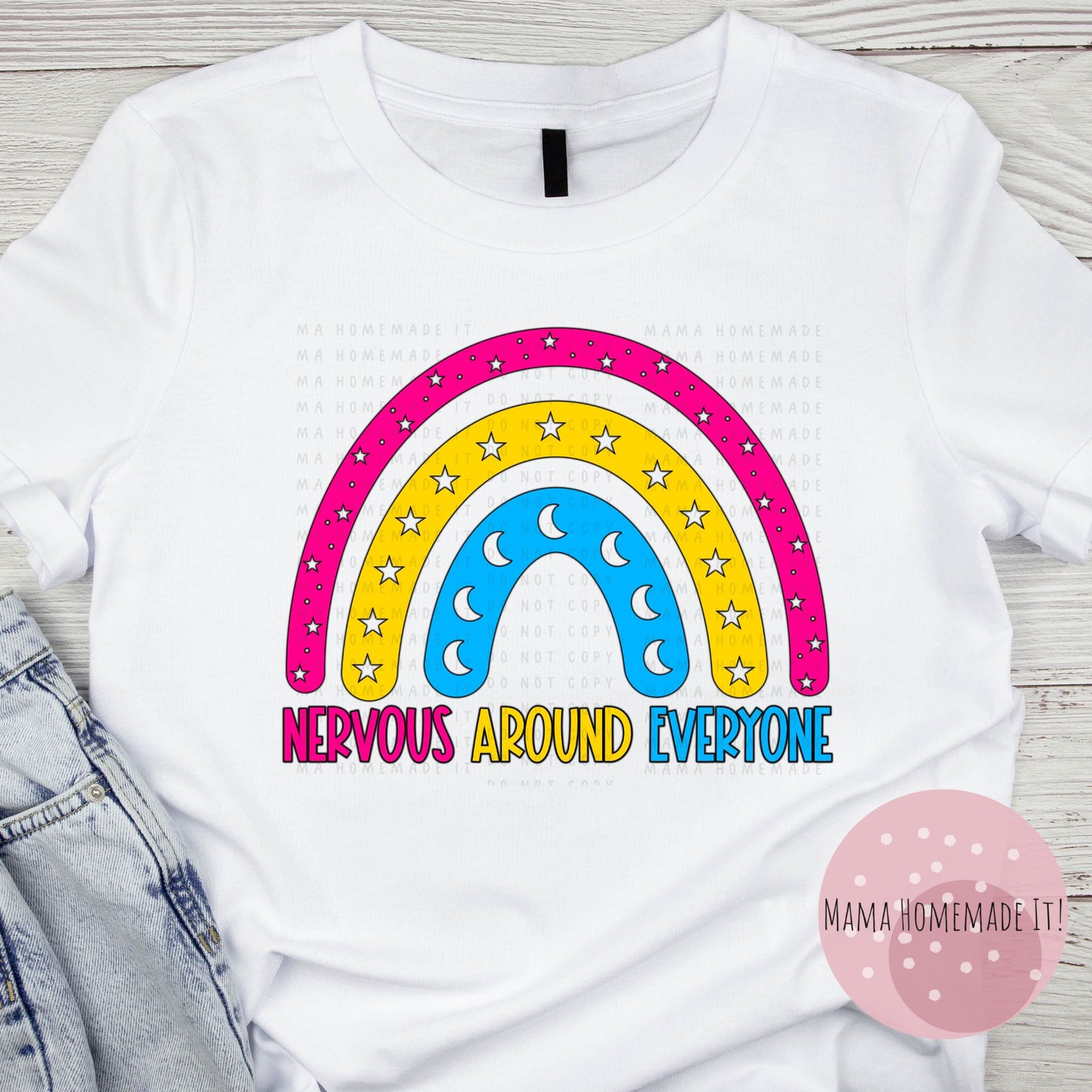 Nervous Around Everyone Tee