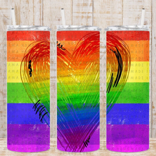 Rainbow Pride Tumbler