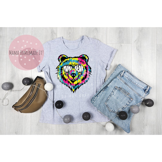 Tie Dye Mama Bear Tee