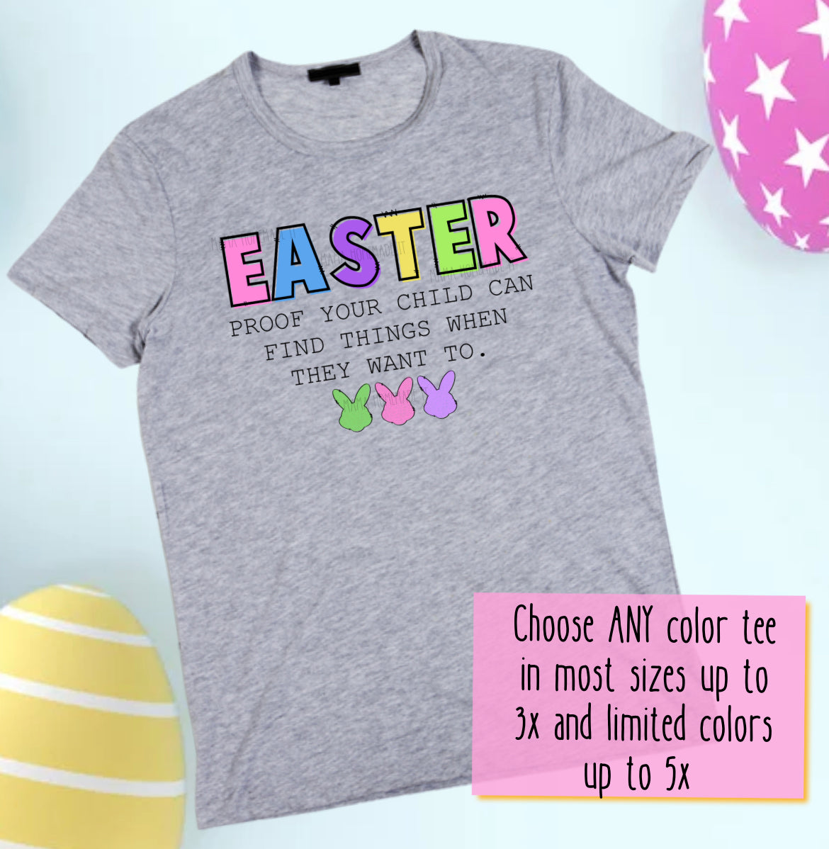 Easter-- Proof Your Kids Can Find Things When They Want To