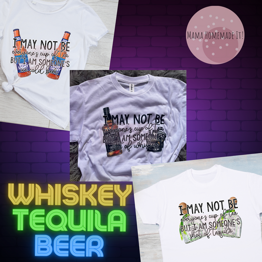 Whiskey, Tequila, Beer Tee