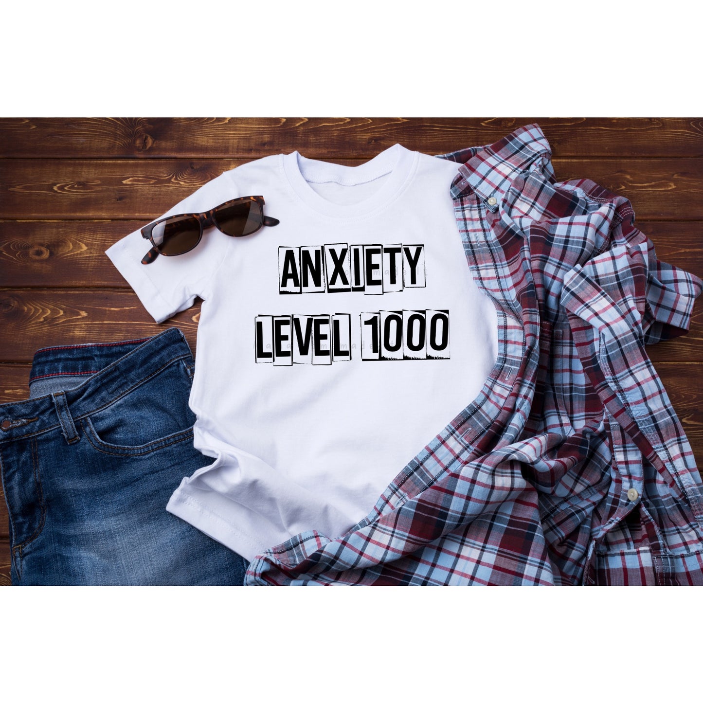 Anxiety Level 1000 Tee